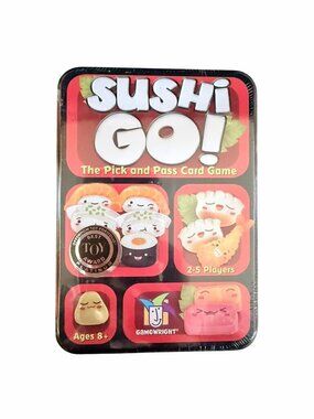 Sushi Go! The Pick And Pass Card Game For 2-5 Players Age 8+ By Gamewright Inclu